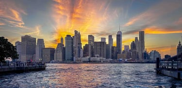 New York City Skyline at Dusk