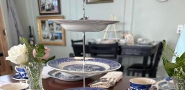 Traditional English Tea Party at the Village Cuisine, Grand Cane, Louisiana