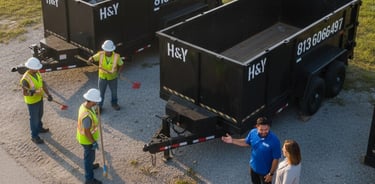 Tampa Trailer Rentals Flatbed Trailer and Dumpster Trailer