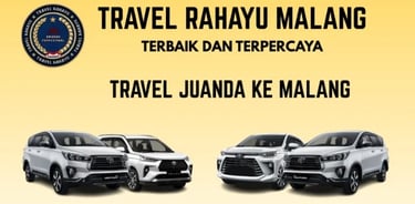 Travel Rahayu Malang, terbaik dan terpercaya rute Juanda ke Malang pakai mobil Innova warna putih