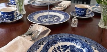 Traditional English Tea Party at the Village Cuisine, Grand Cane, Louisiana