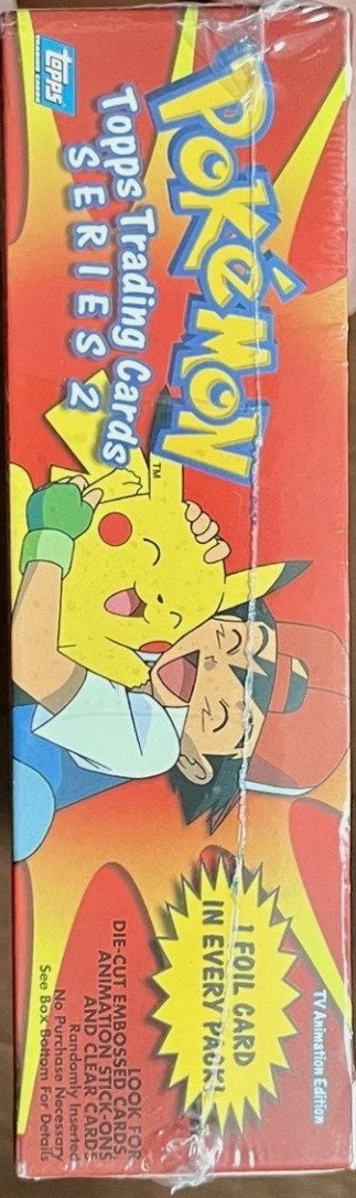 Display Topps Pokémon series 2 US 11 Boosters côté 1