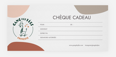 Bon cadeau boutique seconde main 