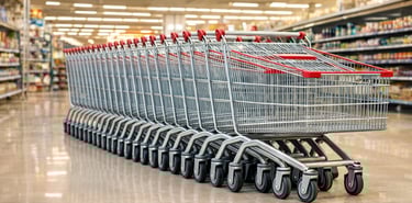 carro de supermercado 180 litros para clientes en Chile