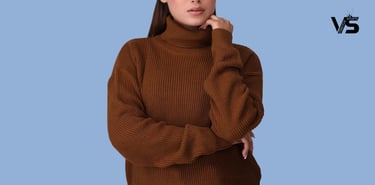 roll neck sweater - 53 types of sweaters