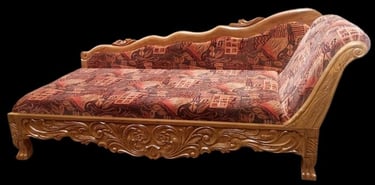 Teak Wood Chaise Lounge Sofa β Luxury Handmade Furniture