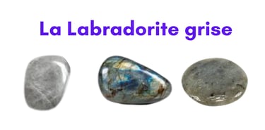 Les pierres naturelles Labradorite grise Les Couleurs de Lo