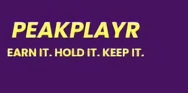 a purple and yellow logo with the words,'pearly play '