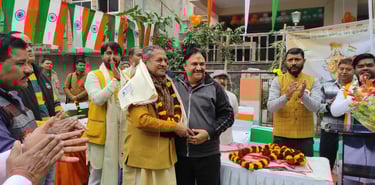 Harish Jugran with Navab singh narag