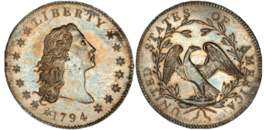 1794 Flowing Hair Silver Dollar