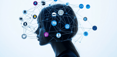 a woman with a headphones on her head and a headphones on