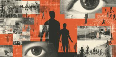 a collage of a man and a woman