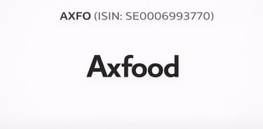 Axfood logo + ISIN