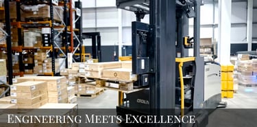 Triple-layer reinforced concrete flooring with anti-vibration racking in premium storage facility