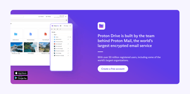 Proton Drive Free Account