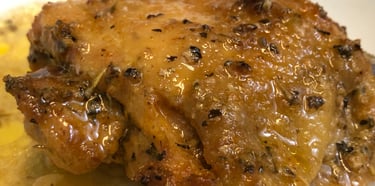 baked chicken thigh