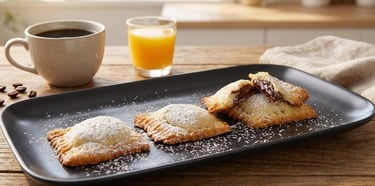 Puff pastry Gluten free cookies with chocolate cream recipe