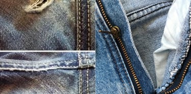 arreglo de roto en pantalon y arreglo de cremallera