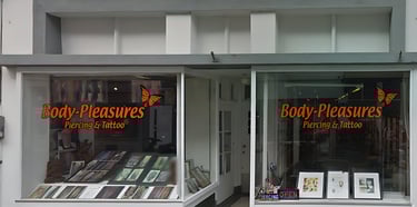 Foto van de Body Pleasures Piercing & Tattoo winkel