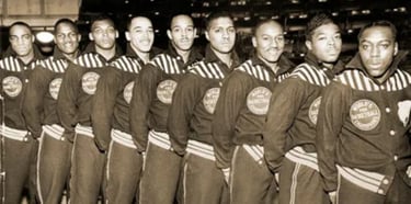 1942-43 Washington D.C. Bears African American Undefeated Basketball Team Black History
