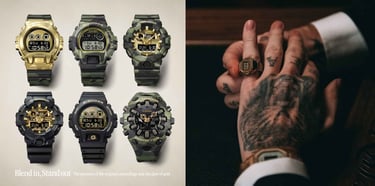 CASIO's New Bold Camo Timepieces and J Balvin Limited-Edition Ring Watch