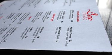 beso lounge branding package