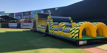 72ft obstacle course