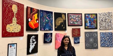Richa Rashmi art her art show Richa Rashmi
