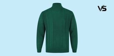 mock turtle neck sweater