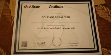 certificate international diplome diploma certificat شهادة دبلوم عالمي دولي أليسون