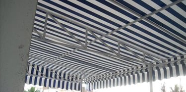 Fixed awning  for terrace