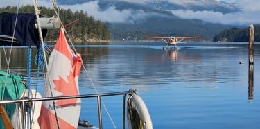calm winters morning on the Sechelt Inlet