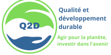 a logo for a business that is a quality quality of quality