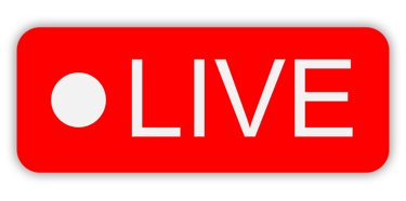 digital graphic to announce a live broadcast, podcast, stream