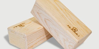 Bloques Madera Yoga Props Accesorios Restaurativo Vinyasa Hatha Yin Yoga