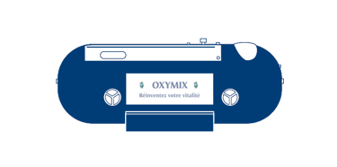 Un caisson d'oxygénothérapie hyperbare horizontale à paroi souple