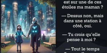 Article 1, dialogue entre Syane et son oncle Edjard.