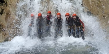 Cascades au Canyon de la Blache, serre ponçon, Embrun, Savines, Chorges
