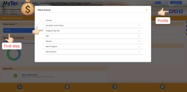 MyTax Peranan Profile