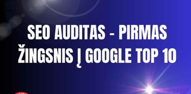 SEO auditas – pirmas žingsnis į Google TOP 10