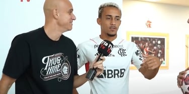 Matheus Gonçalves em entrevista a Fla TV.