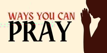 hands praying ways you can pray