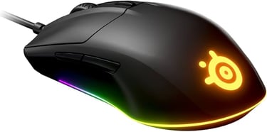 Mouse gamer Steelseries rival 3 RGB preto