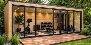 Studio de jardin salle de sport