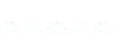 Elément décoratif - séparateur avec des roses entrelacées - Carine Henry.