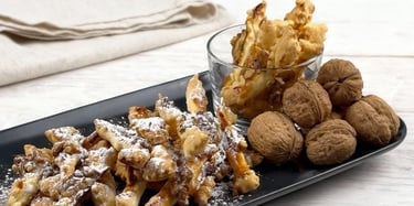 Biscottini di pasta sfoglia con marmellata e noci video ricetta