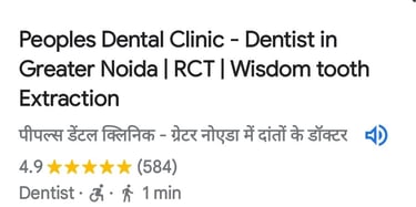 Peoples Dental Clinic - Dentist in Greater Noida | Google Review 6
