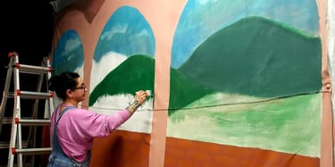 alma pin tando escenografia de Arcos