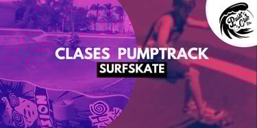 clases de surfskate en pumptrack