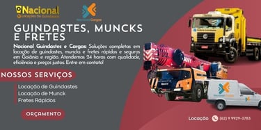 Caminhão Munck Aluguel